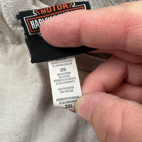 Harley Davidson Women's 2Xl Scottsdale Arizona Cream Tank Top - Picture 3 of 5